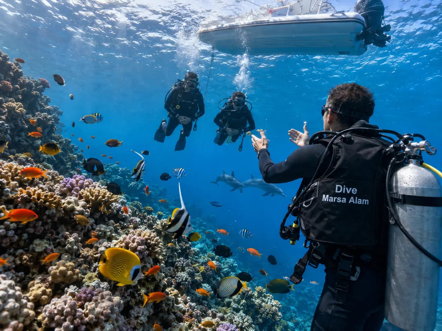 Zdjęcie podwodne z wyprawy nurkowej w Morzu Czerwonym w Marsa Alam